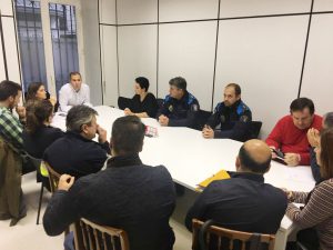 Reunión con el personal del Concello de Pontevedra