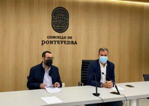 Rafa Domínguez y Martín Martinez del PP de Pontevedra
