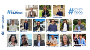 Lista final del PP de Pontevedra a las elecciones municipales del 28 de mayo