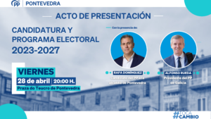Presentación de candidatura y programa electoral para las elecciones municipales