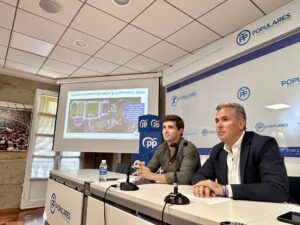 Rafa Domínguez y Guille Juncal presentan el proyecto de ciudad deportiva en Pontevedra