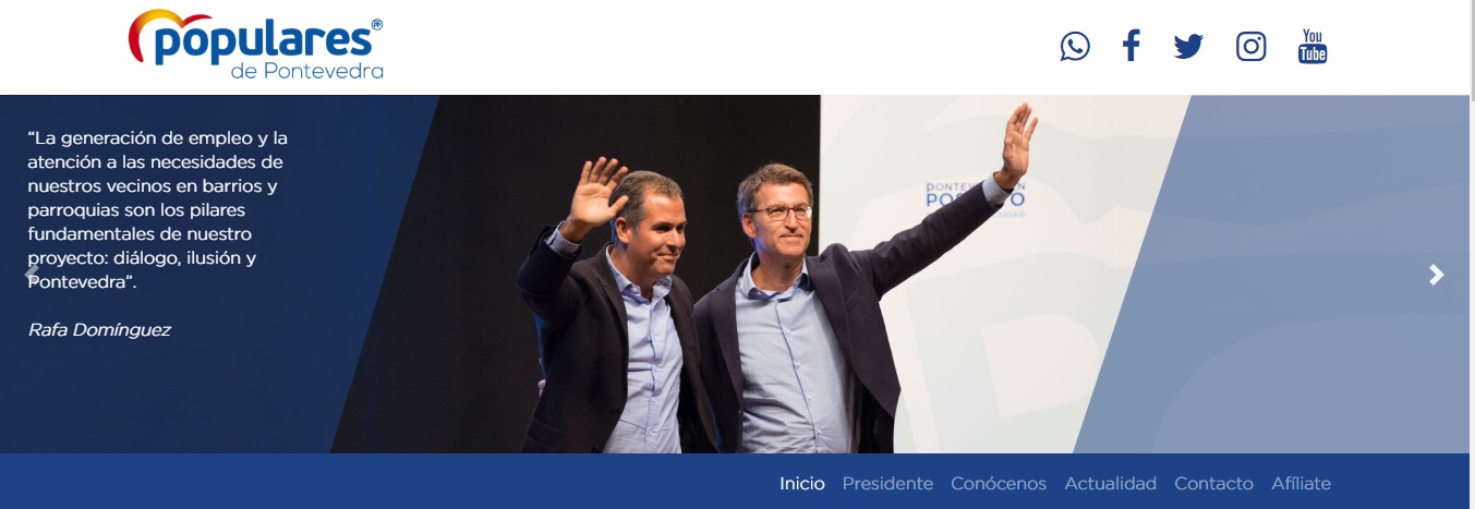 Nueva web PP Pontevedra